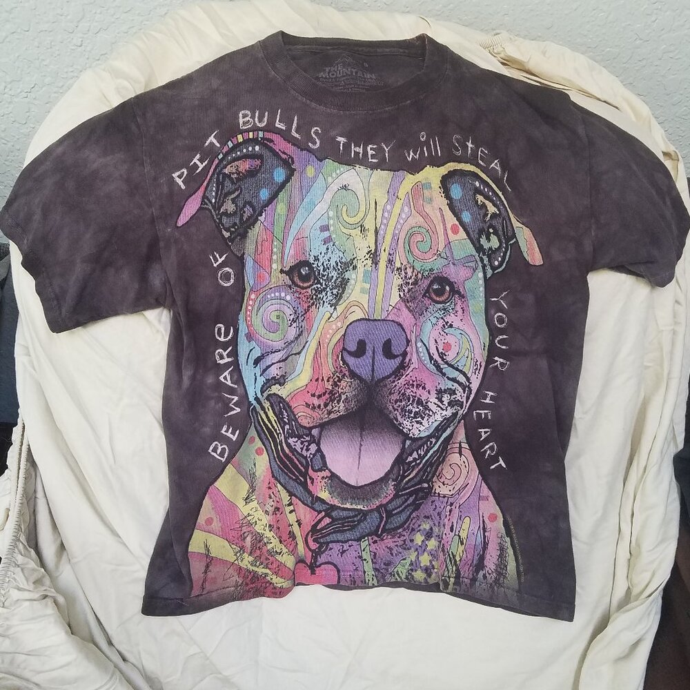 Multi-Colored Pitbull T-Shirt